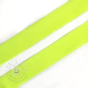 Elastisches Schrägband Polyamide matt 20 mm neon gelb
