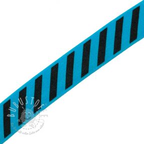 Elastisches Schrägband Polyamid STRIPE 20 mm aqua