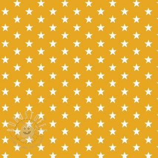 Baumwollstoff Petit stars yellow