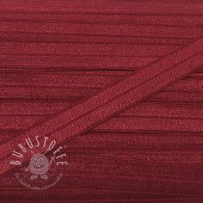 Elastisches Schrägband Polyamide 15 mm bordeaux