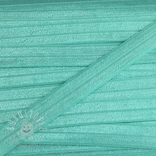 Elastisches Schrägband Polyamide 15 mm dark mint