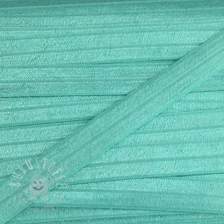 Elastisches Schrägband Polyamide 15 mm dark mint