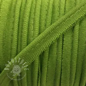 Paspelband jersey green
