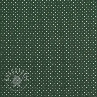 Baumwollstoff Petit dots dark green