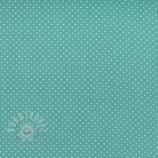 Baumwollstoff Petit dots fresh sage