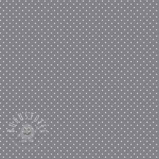 Baumwollstoff Petit dots grey