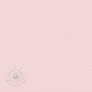 Baumwollstoff Petit dots light rose