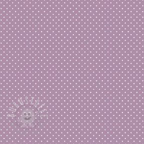 Baumwollstoff Petit dots lilac