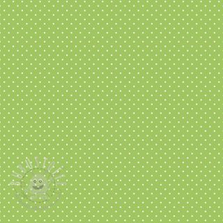 Baumwollstoff Petit dots lime