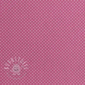 Baumwollstoff Petit dots mauve