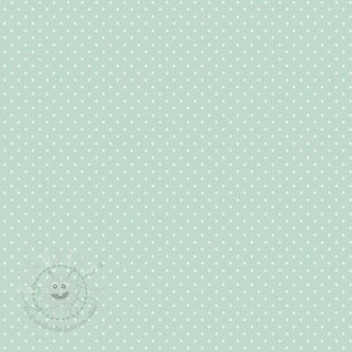 Baumwollstoff Petit dots mint