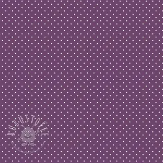 Baumwollstoff Petit dots purple