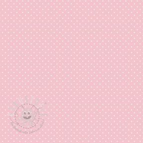 Baumwollstoff Petit dots rose