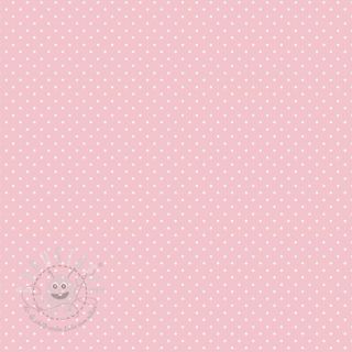 Baumwollstoff Petit dots rose