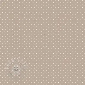 Baumwollstoff Petit dots sand