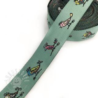 Band Birds dark mint