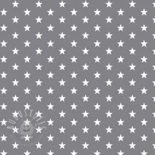 Baumwollstoff Petit stars grey