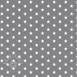 Baumwollstoff Petit stars grey