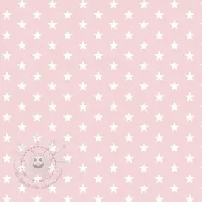 Baumwollstoff Petit stars light rose