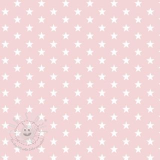 Baumwollstoff Petit stars light rose