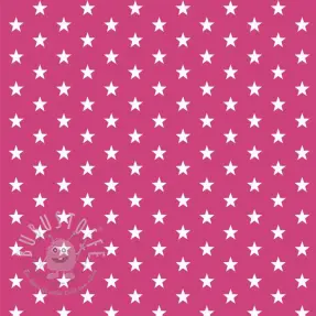 Baumwollstoff Petit stars pink
