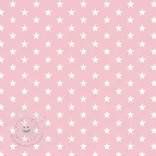Baumwollstoff Petit stars rose