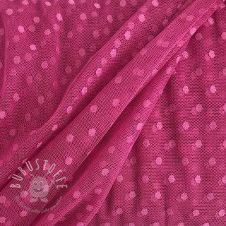 Feintüll SPOT dark fuchsia