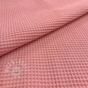Waffelstoff rose
