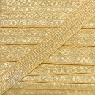 Elastisches Schrägband Polyamide 15 mm light yellow