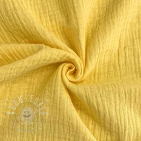 Double gauze/musselin soft yellow