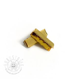 Endstücke aus Metall 25 mm gold