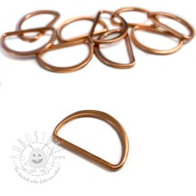 Halbringe 25 mm copper