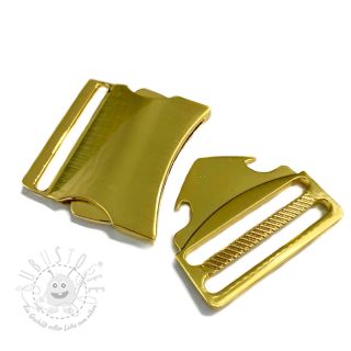 Metall-Steckschnalle 40 mm gold