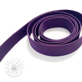 Gummiband 15 mm purple