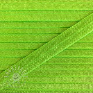 Elastisches Schrägband Polyamide 15 mm neon green