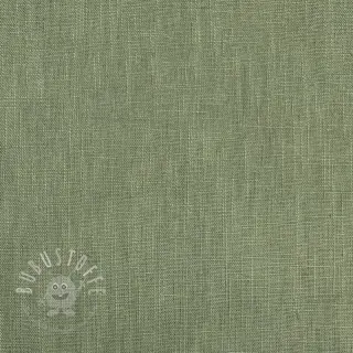 Leinenstoff gewaschen old green