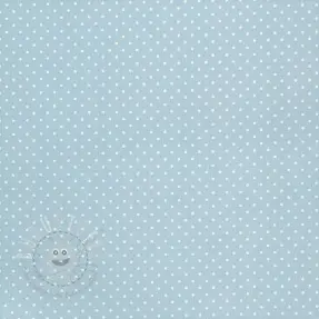 Baumwollstoff Petit dots light blue