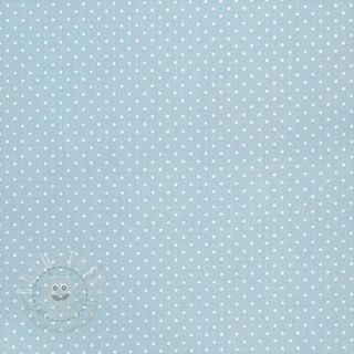 Baumwollstoff Petit dots light blue