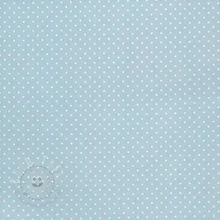 Baumwollstoff Petit dots light blue