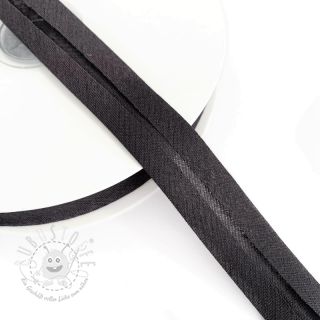 Schrägband baumwoll anthracite