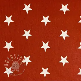 Baumwollstoff Stars terra