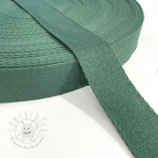 Gurtband Baumwolle 4 cm dark old green