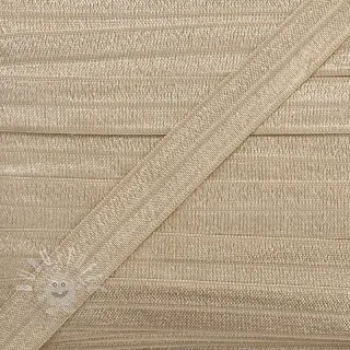 Elastisches Schrägband Polyamide 15 mm dark pebble