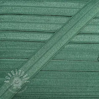 Elastisches Schrägband Polyamide 15 mm dark old green