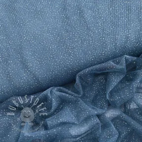 Feintüll ROYAL SPARKLE jeans silver