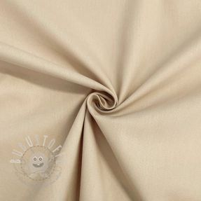 Baumwollstoff popeline beige