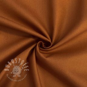 Baumwollstoff popeline cognac