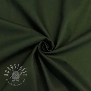 Baumwollstoff popeline army green