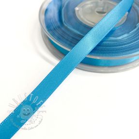 Satinband beidseitig 9 mm aqua