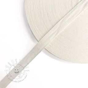 Baumwoll-Twill Band 15 mm off white